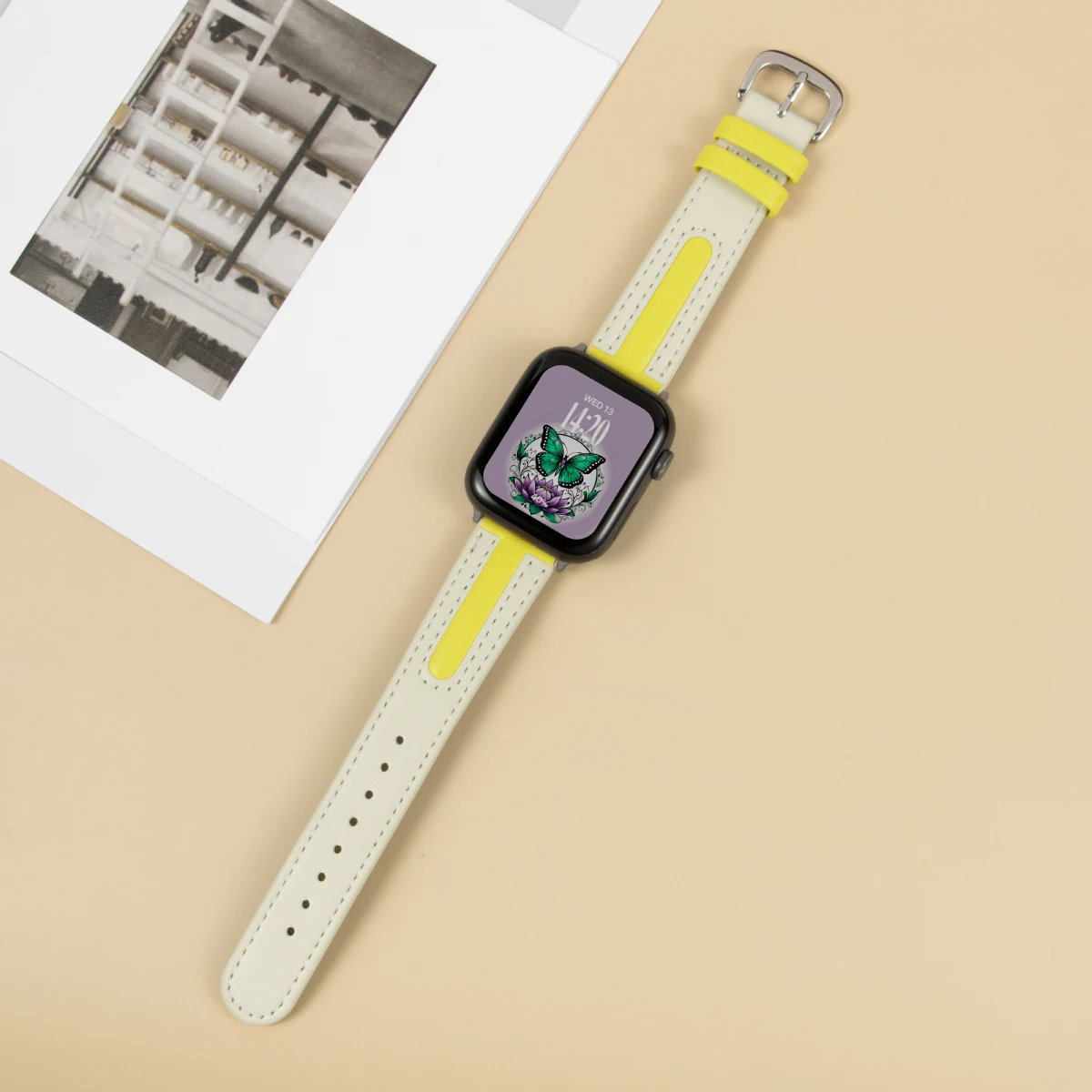 حزام من الجلد لساعة أبل الترا 3 2 49 مللي متر 38 40 41 44 42 45 46 مللي متر حزام رياضي لساعة أبل 11 10 9 8 7 6 4 se سوار الساعة الذكية