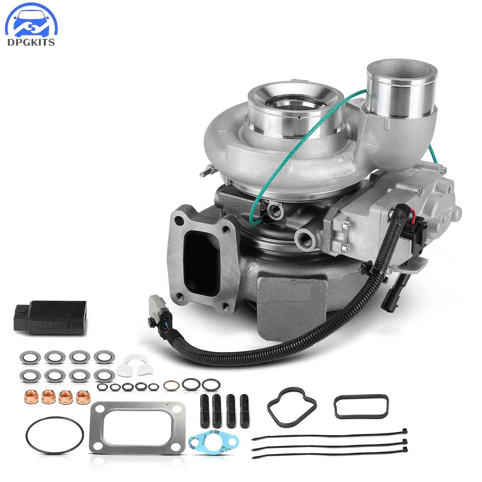 

DPGKITS 1 Set Turbo Turbocharger HE351VE With Actuator and Gasket Fit For 2500 3500 4500 5500 2007-2010 6.7L Replaces 68003401AA