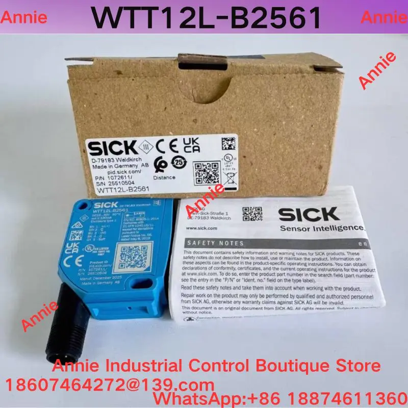 Brand New Laser Sensor WTT12L-B2561, Model 1072611