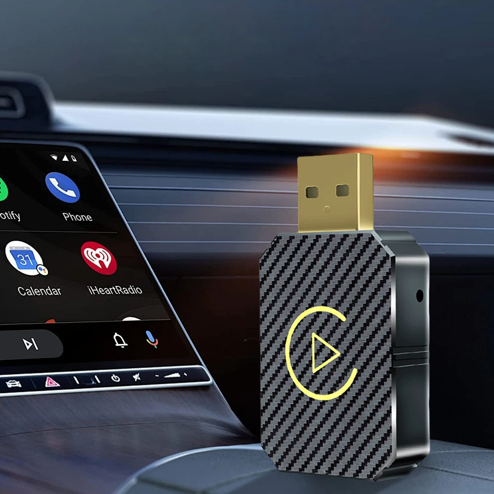 Cableado a inalámbrico Carplay y Android Auto 2 en 1 Dongle Compatible con Bluetooth 5,0 WiFi para OEM con cable Carplay Android Auto Car