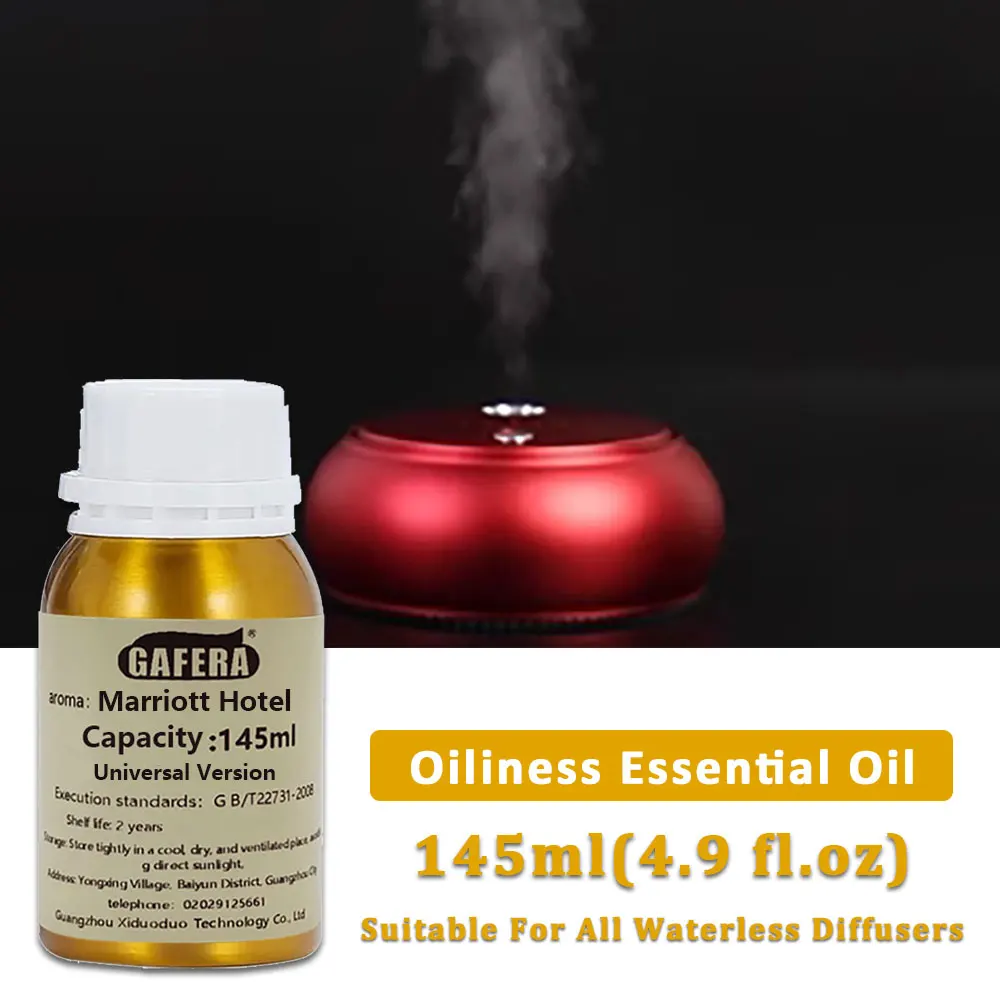 GAFERA 145ml (4.9 fl.oz) Marriott Hotel Essential Oils - For All Waterless Diffuser, Aroma Diffuser Replenish Aromatherapy Oil