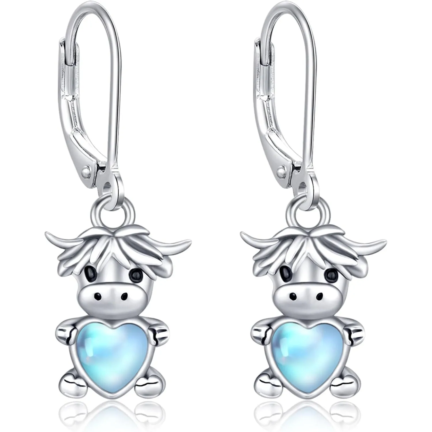 

Highland Cow Stud Earrings 925 Sterling Silver Hypoallergenic Jewelry Gifts for Women Mothers’Day Birthday Christmas Gifts