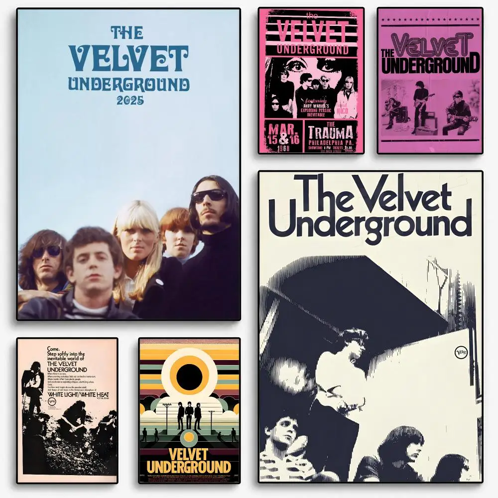 The Velvet Underground Poster Room Home Decoration Interior Wall Art Printing Garage Posters Gift