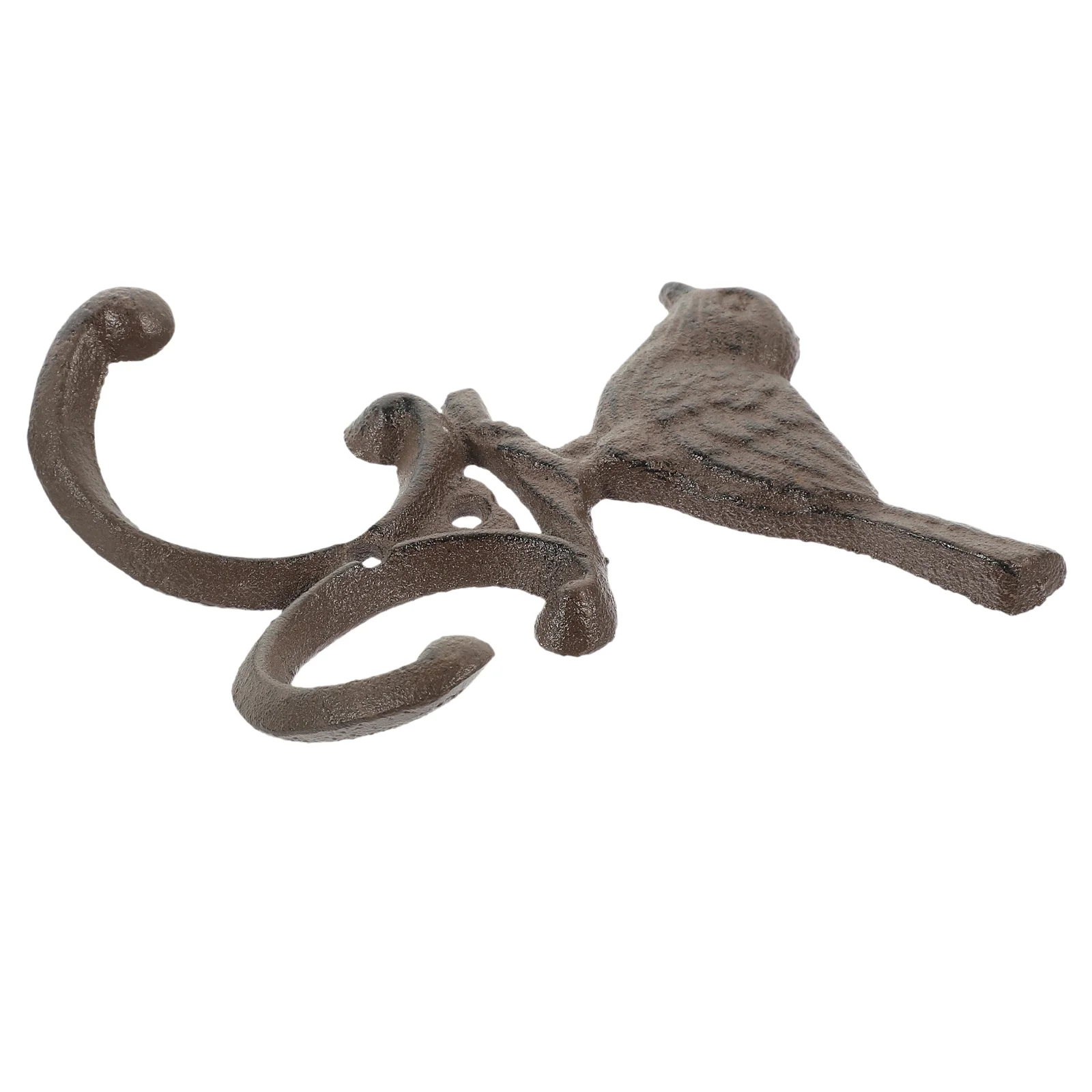 Cast Iron Bird Hook Multipurpose Wall Mounted Metal American Style Shaped Coat