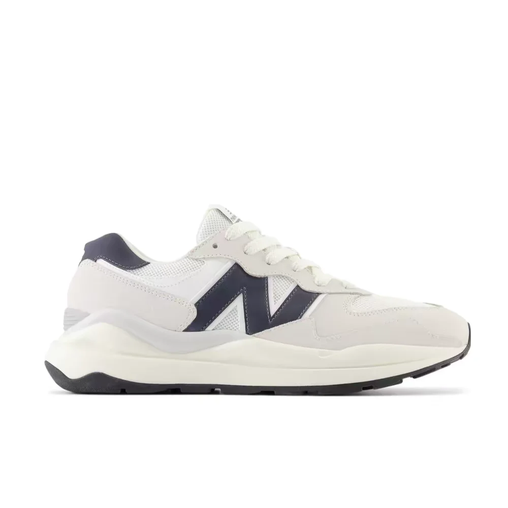 New Balance NB5740 Unisex Low-Top Urban Commuter Runners – White/Blue, Comfortable Cushioning & Breathable Fit M5740ESC