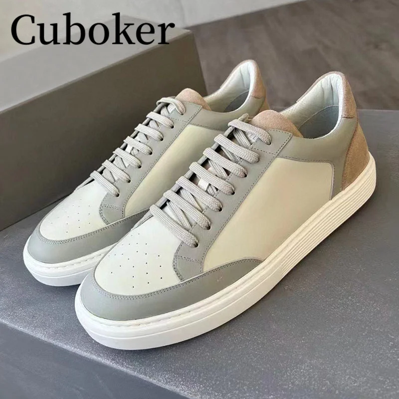 

Men Sneakers Brand shoes Loafers Suede Mesn Casual Business Shoes for Men Metal Decor Shallow Lace up flat shoes Male Moccasins