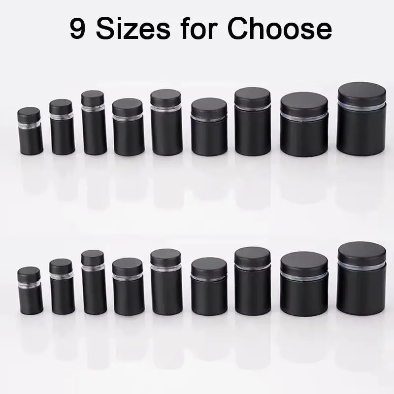 Wholesale 500PCS Stainless Steel Hollow Advertisement Nails Screws Sign Billboard Glass Standoff Pins Fixing Fastening Hardware