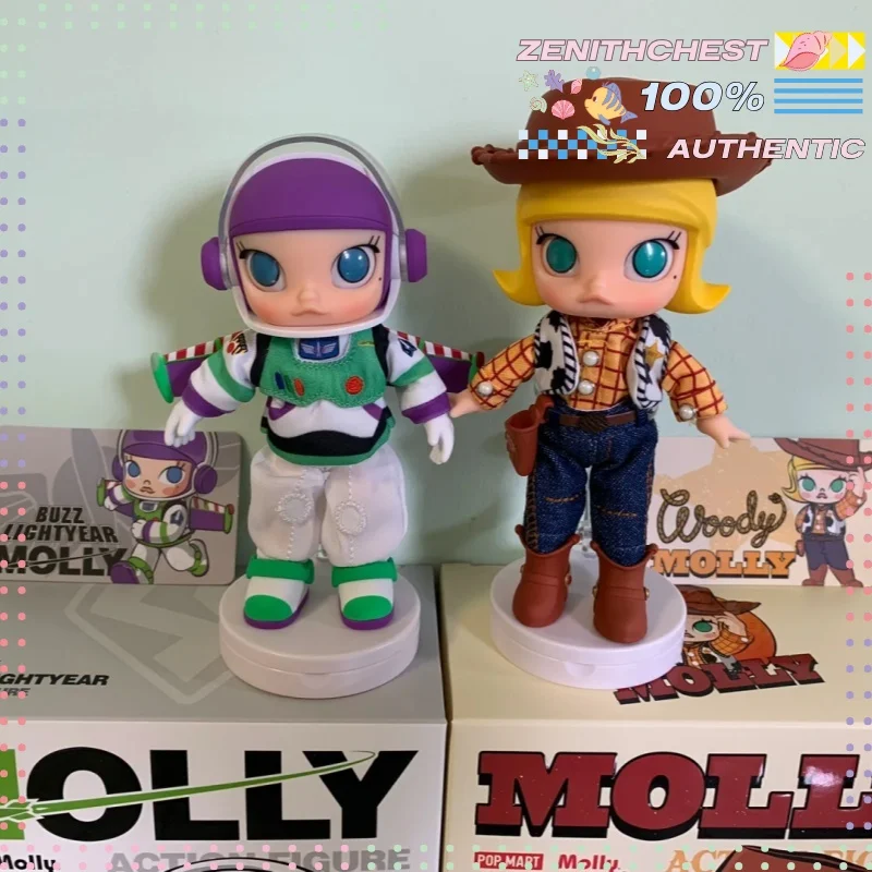 

Original POP MART Classic MOLLY × Toy Story Themed Character Articulated Model Stylish Hobby Display Ornament Customized