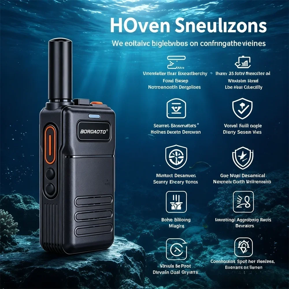 

Motolola 16 Channels Mini Walkie Talkie UHF 400-470MHz Match Baofeng Two Way Radio Long Range Rechargeable Handheld Transceiver