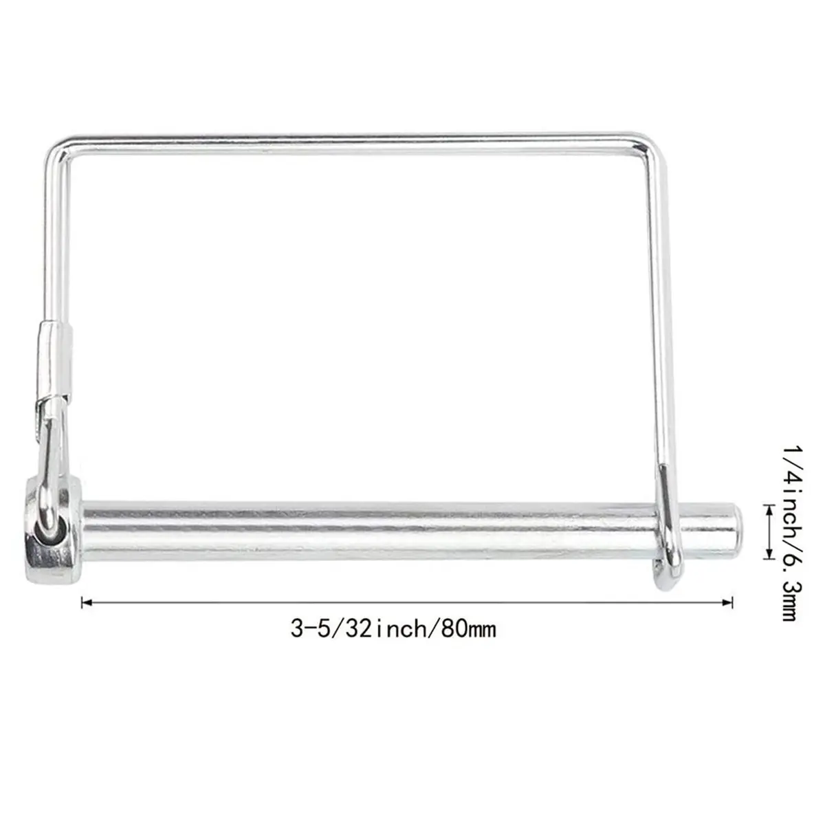 STOCK-10 Pack Trailer Coupler Pins 1/4