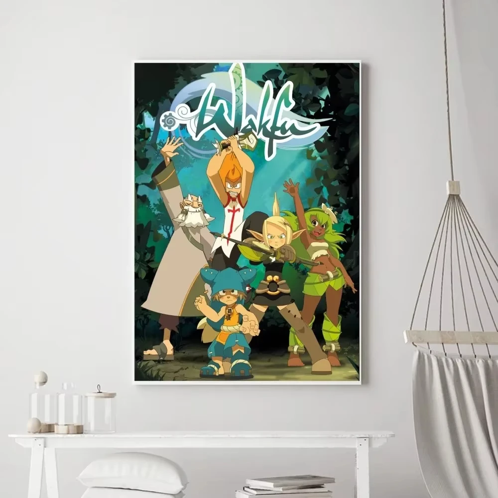 طباعة ملصقات Wakfu-Cool ، لوحة جدارية ، غرفة نوم ، غرفة معيشة ، بار ، مطعم ، ملصق ، لعبة W-Wakfu