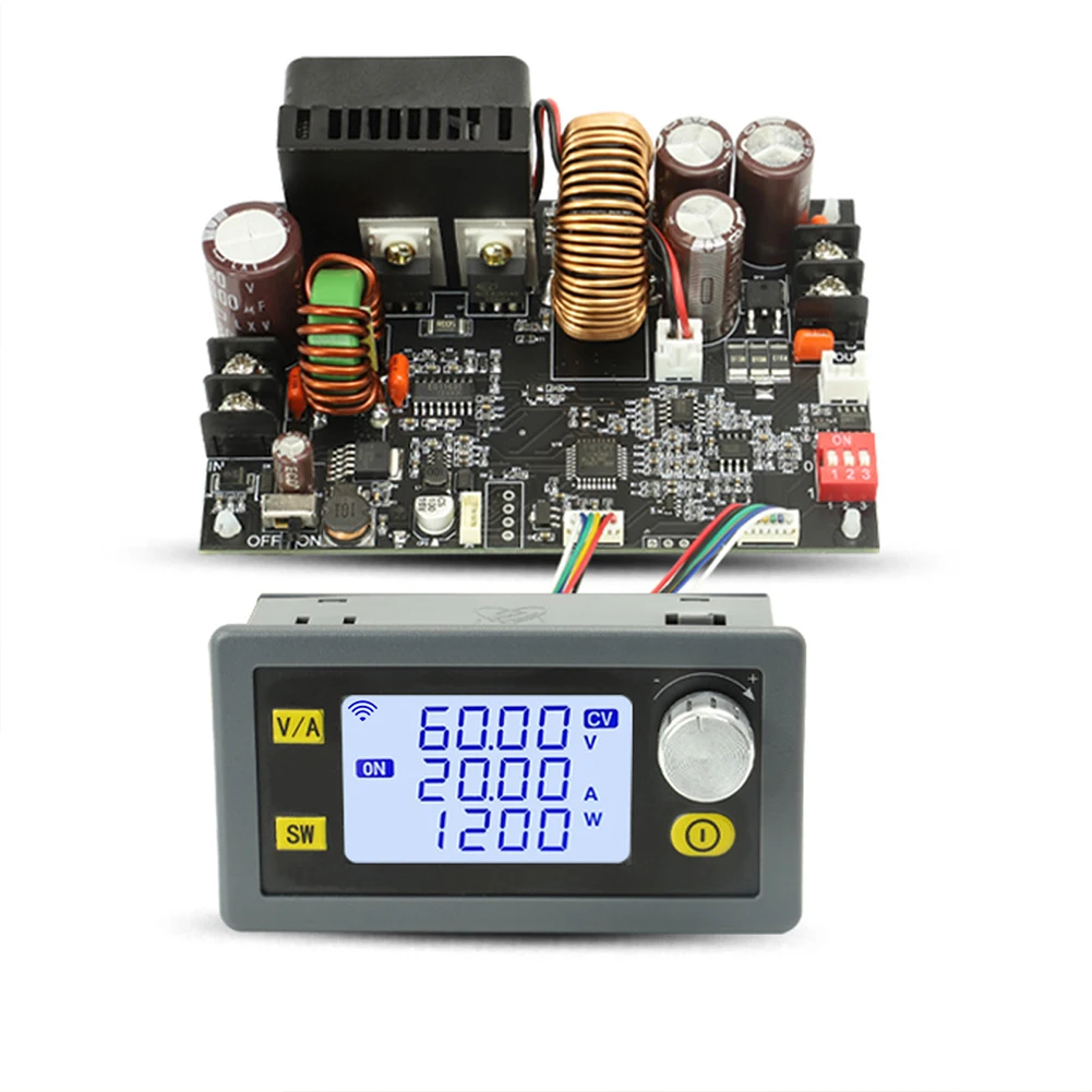 Output Current of 0 20A and Voltage Setting of 5V/9V/12V/24V/36V/48V/60V for Bottom Board in CNC DC Regulated Power Supply