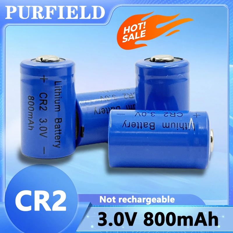 PURFIELD CR2 CR15H270 ELCR2 CR15266 3V Lithium Battery For Digital Camera Printer Rangefinder Flashlight Dry Primary Battery