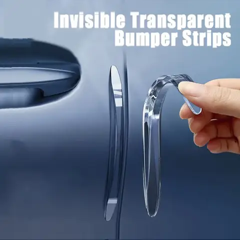 4Pcs 자동차 자동차 도어 가장자리 보호 가드 버퍼 트림 몰딩 보호 스트립 스크래치 보호기 아우디 BMW 용 자동차 도어 크래시 바