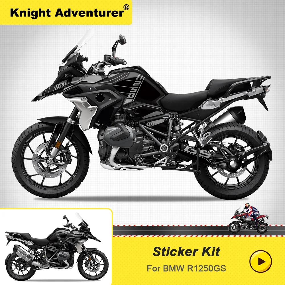 

Motorcycle front sticker rear swingarm sticker, side sticker, fuel tank sticker Protection Decal For BMW R1250GS 2018-2022