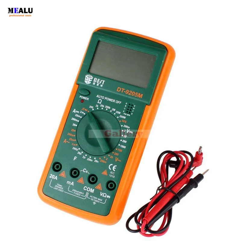 

DT9205M LCD Digital Multimeter Voltmeter Ohmmeter Ammeter Capacitance Tester Hot small multimeter