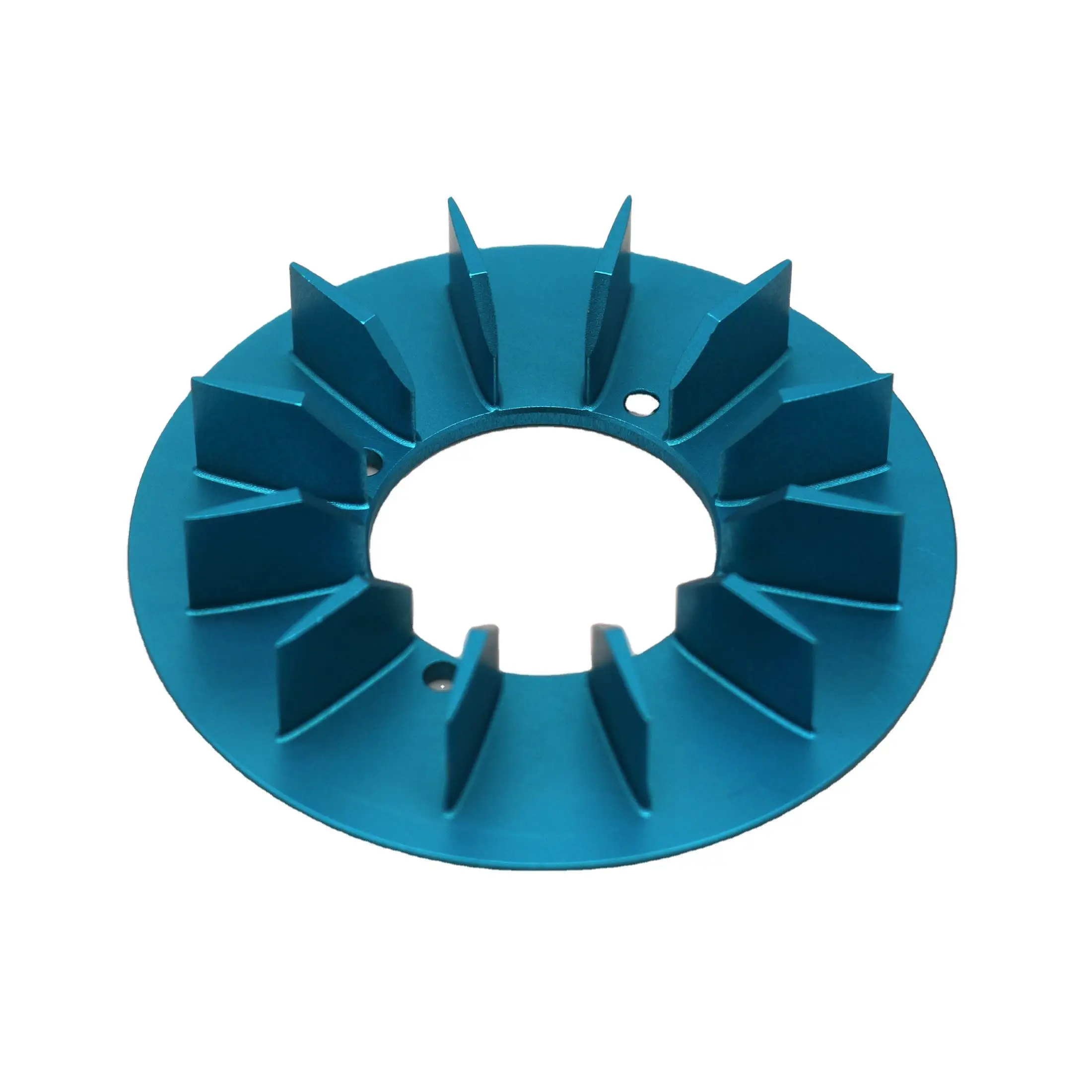 ISO Certified Factory High Precision Customized CNC Machining Milling Turning Blue Anodized Aluminum Extrusion Heatsinks