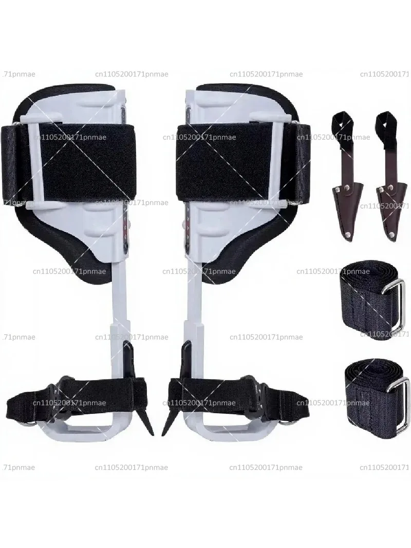 Heavy Duty Steel Tree Climbing Spikes, Professional Lineman Gear for Pole Climbing, Hunting Climbing Irons