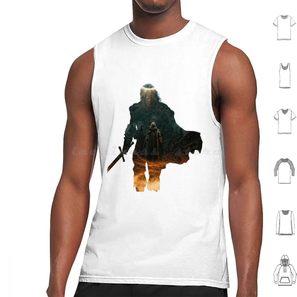 The Ring Power Of The Middle Earth Cool Design Tank Tops Vest Sleeveless Middle Earth Tolkien Fantasy Gandalf Frodo Aragorn