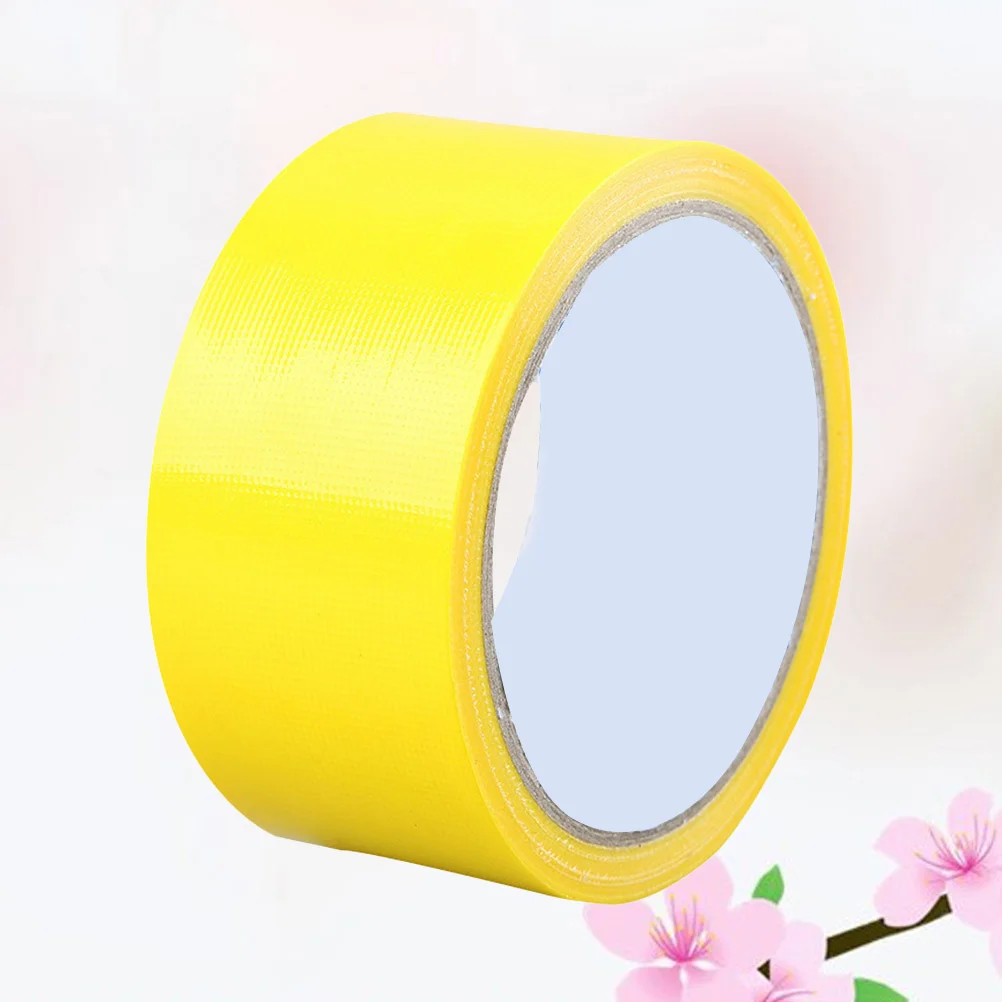 

13M 5Cm Cloth Duct Tape Waterproof Strong Adhesive Yellow Single Sided For Carpet Seam Diy Stage Floor Repair Electrical