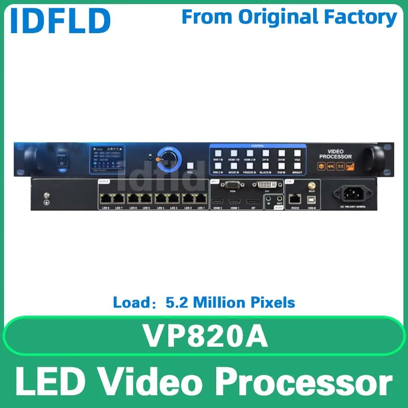 HD-VP820A Full Color LED Display Screen Video Processor Synchronous System DP HDMI VGA DVI LED Video Wall Controller