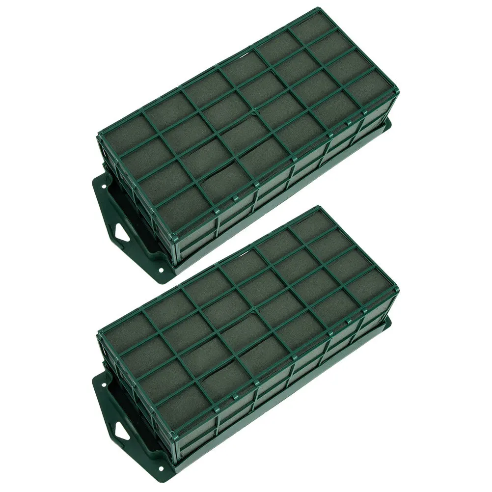 2 قطعة قفص رغوة الأزهار قسط تشكيلة زهور أداة لزينة عيد ميلاد الزفاف Diy بها بنفسك الأزهار الطين الإسفنج قاعدة خفيفة الوزن بائع الزهور