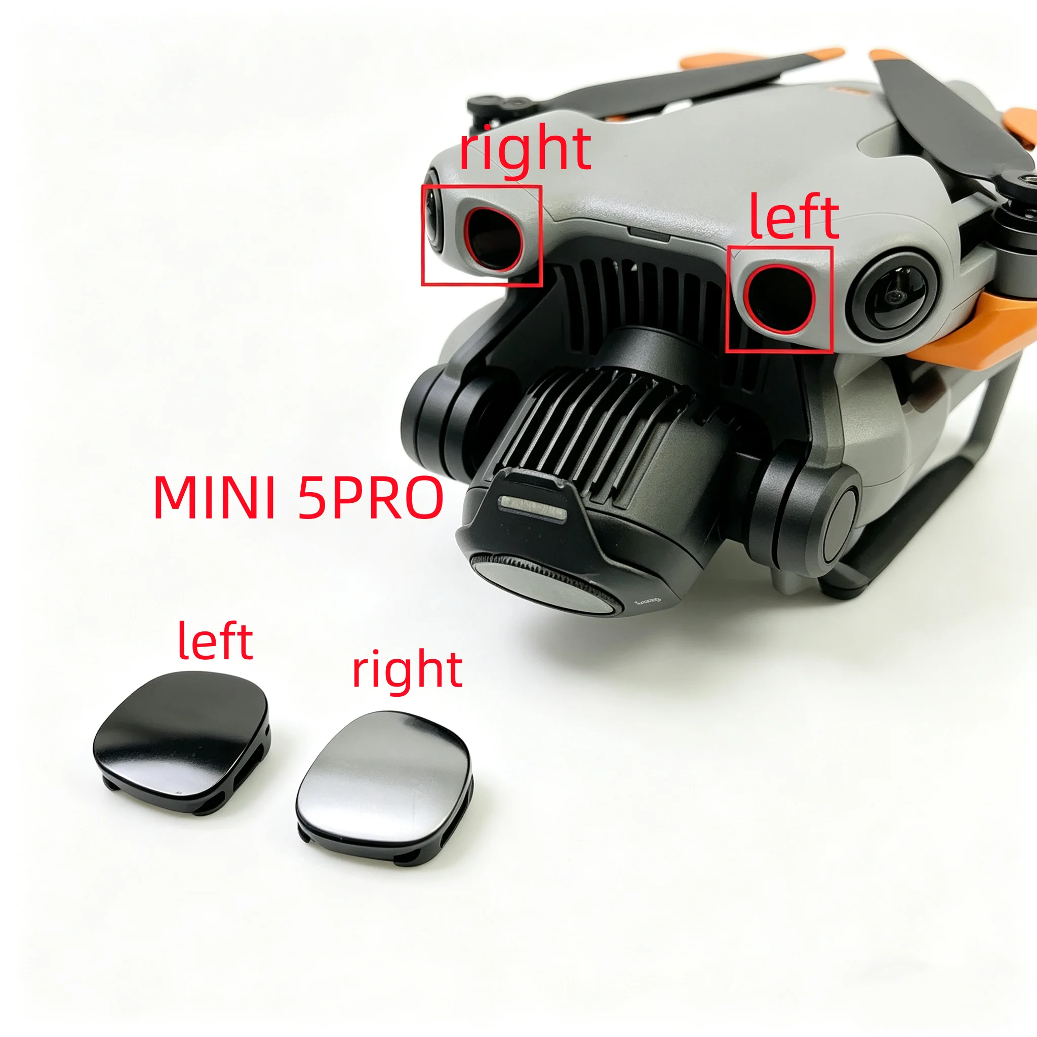 Neue MINI 5PRO Radarabdeckung für DJI Mini 5pro Mini5ro Vordere Radarabdeckung Reparaturteil