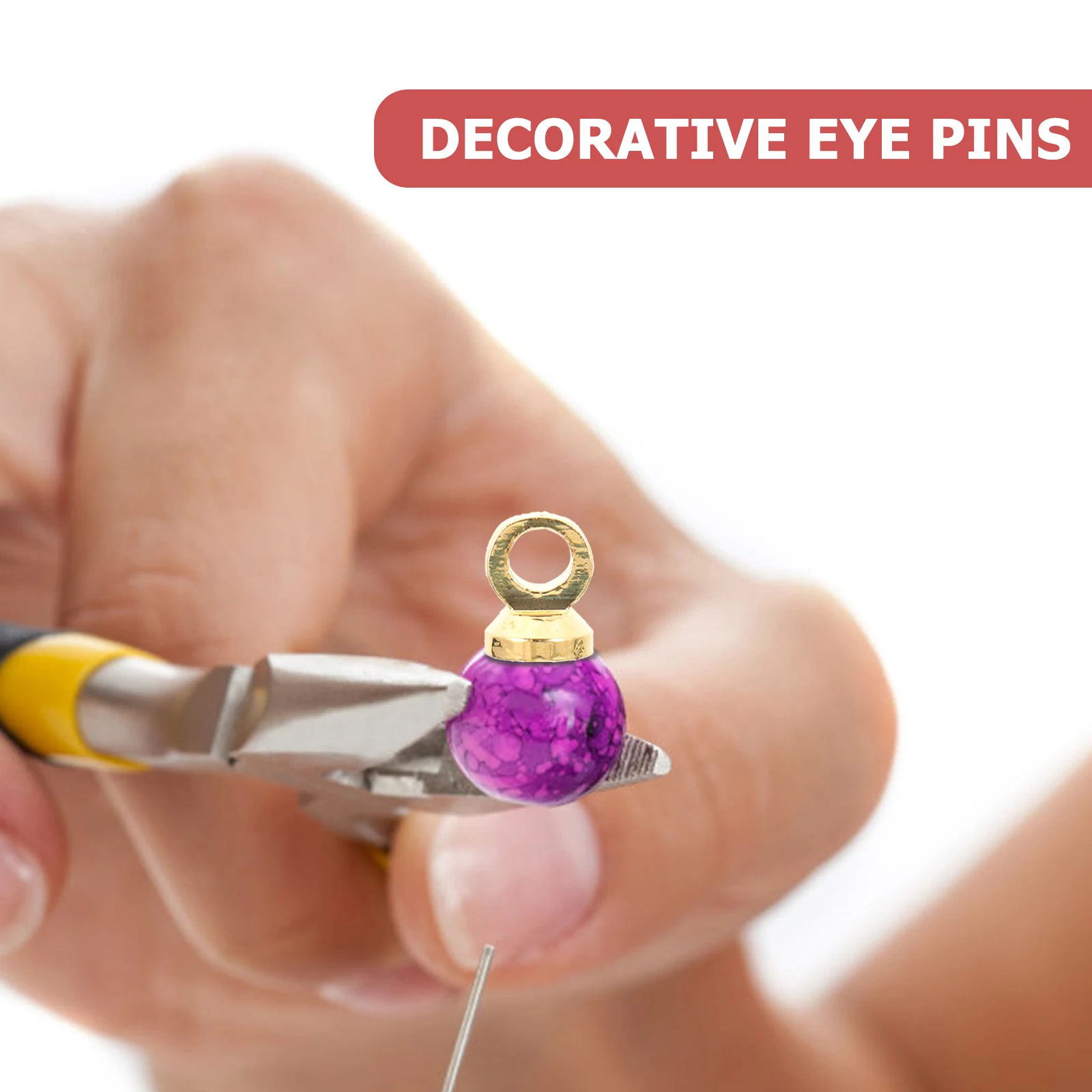 

Sheep Eye Nails Hooks Copper DIY Jewelry Making Screw Small Pin Earrings Rivets Heavy Duty Metal Self Tapping
