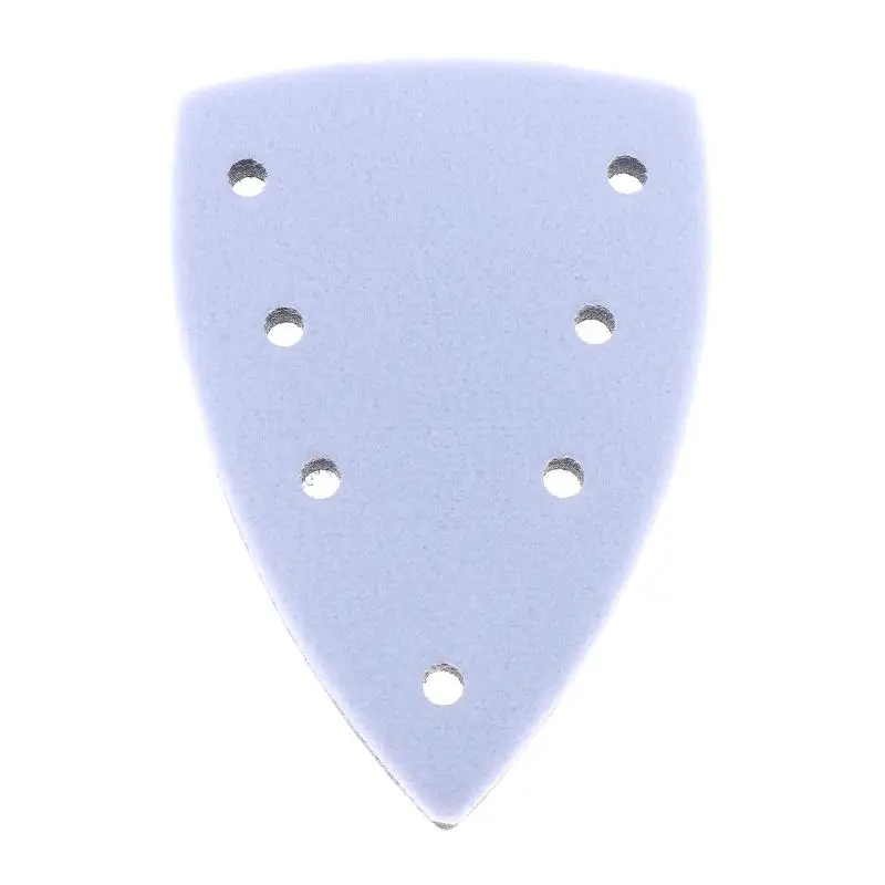 

145mm Triangle Sanding Pads Sanding Pad Backup Plate Foam Sanding Pad 7-Holes Sandpaper Backing Pad For Sander Abrasive Tools