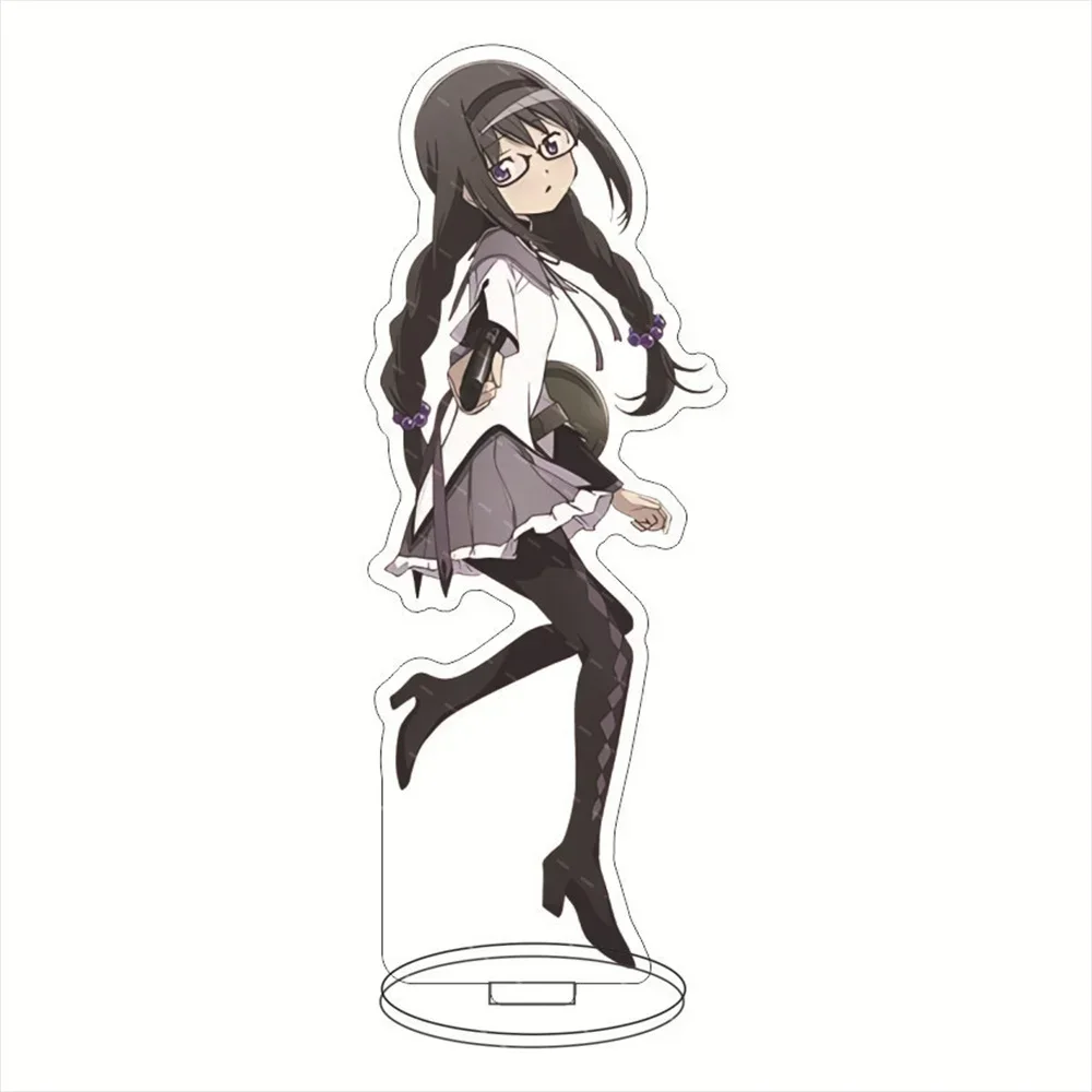 Hot Anime Puella Magi Madoka Magica Acrylic Stand Model Figure Cosplay Plate Holder Topper Birthday Fans Christmas Friend Gift