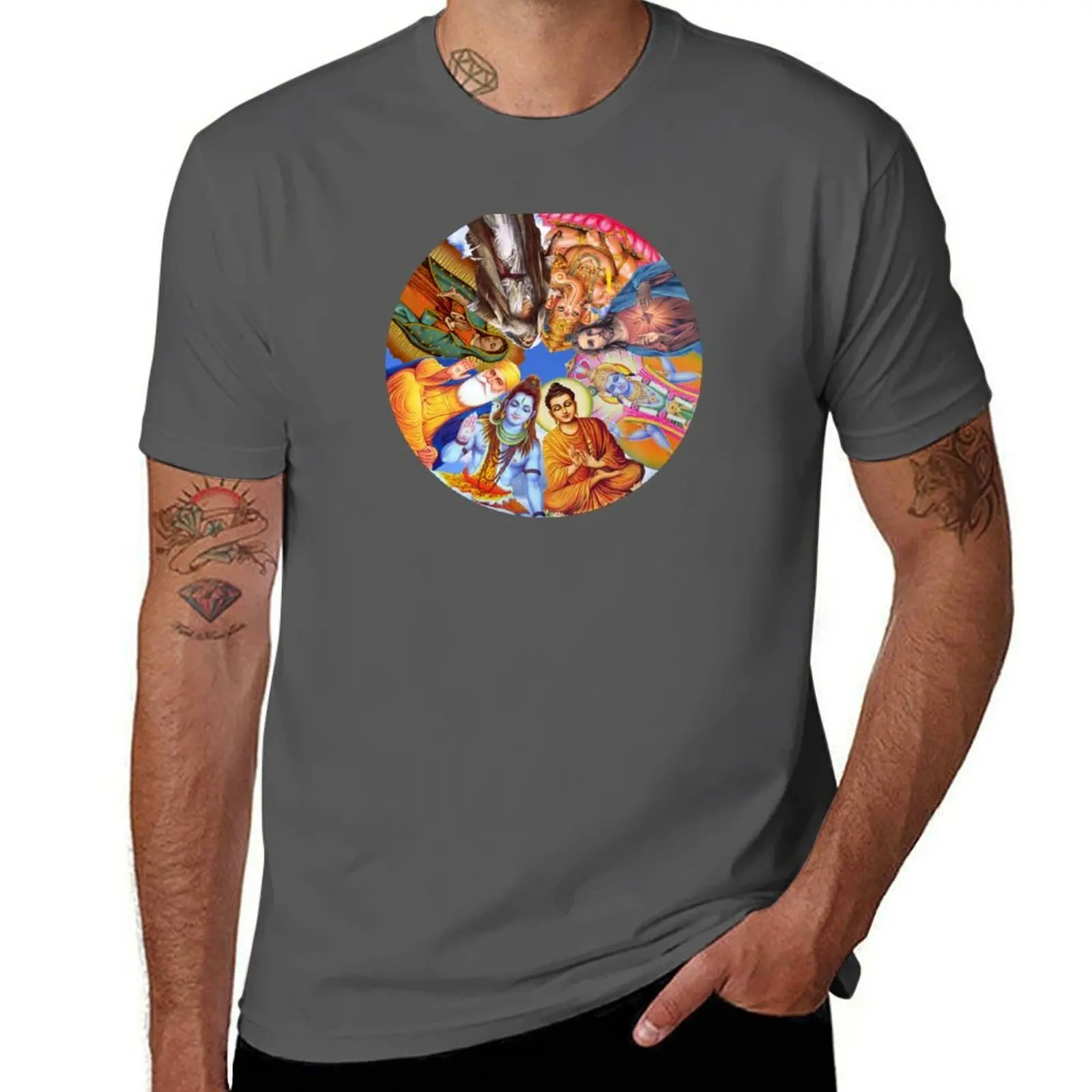 

Gods of Sky T-Shirt Casual Breathable Short Sleeve Top