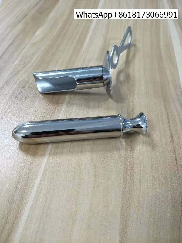 

Anoscope Cylinder type front slot retractor Anorectal stainless steel instrument Expansion mirror Light gray 23 * 80mm