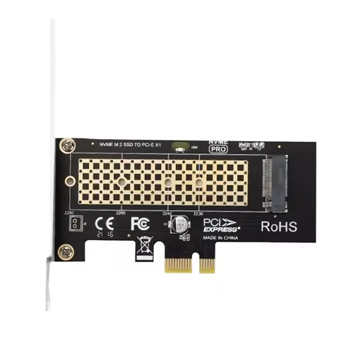 M.2 NVME SSD To PCIe 3.0 X1 Adapter Card 8Gbps M.2 NVME SSD To PCIe 3.0 PCIE X1 Adapter Card M Key PCIe NVMe SSD Converter