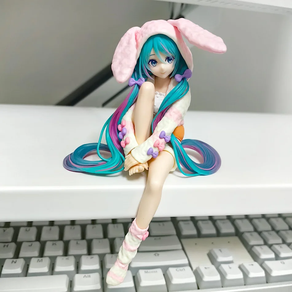 15 سنتيمتر أنيمي HATSUNE MIKU الشكل المعكرونة سدادة الشكل أرنب الأذن منامة لعبة مجسمة دمية Aciton الشكل جمع هدية بولي كلوريد الفينيل #4