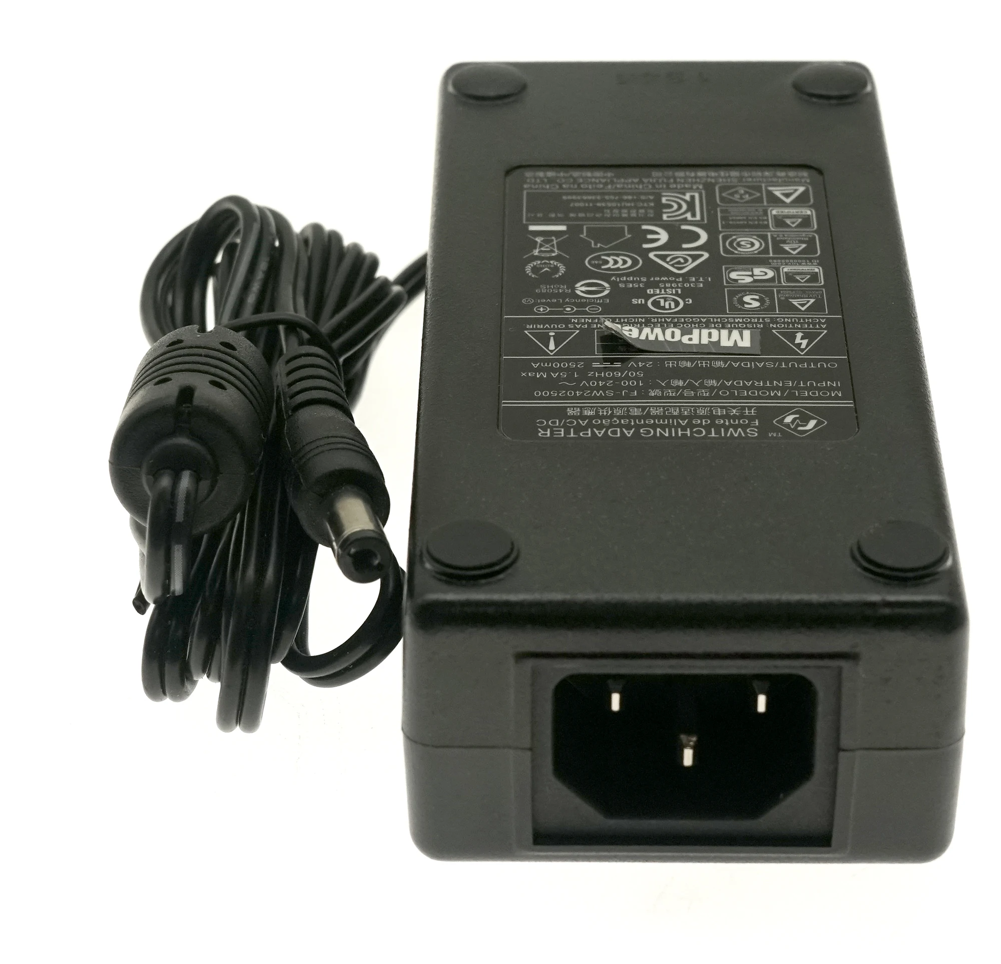 FJ-SW2402500 60W 24V 2.5A 2500mA Charger AC Switching Adapter For FJ-SW2401500 24V 1.5Ah 1500mA Power Supply 5.5*2.5mm Tip
