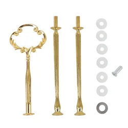 Suporte de prato de bolo de 2/3 camadas, alça de suporte de bolo, suporte de hardware para festa de casamento, resina, cupcake, sobremesa, prato, suporte de servir