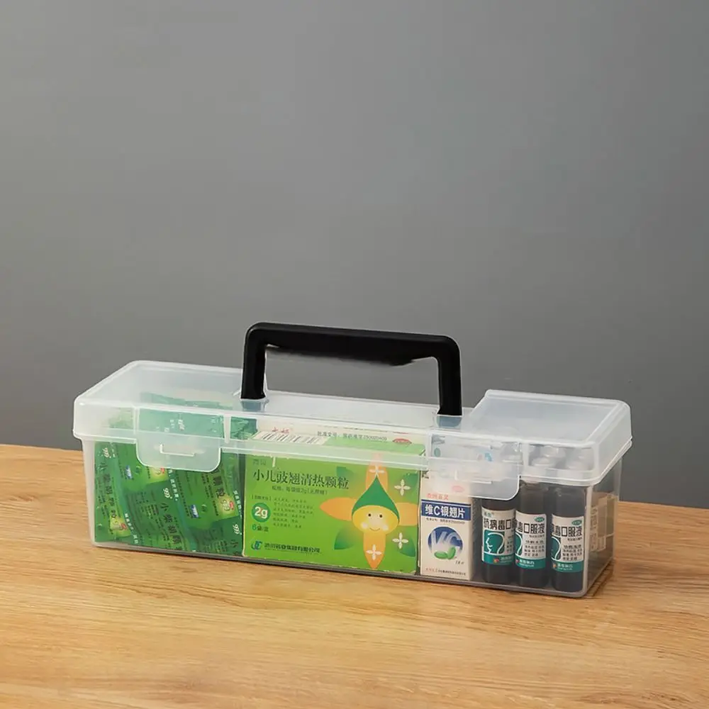 Medicine Container Large Capacity Medicine Box Emergency Portable Medicine Cabinet Plastic Waterproof Medicine Storage Box Toys