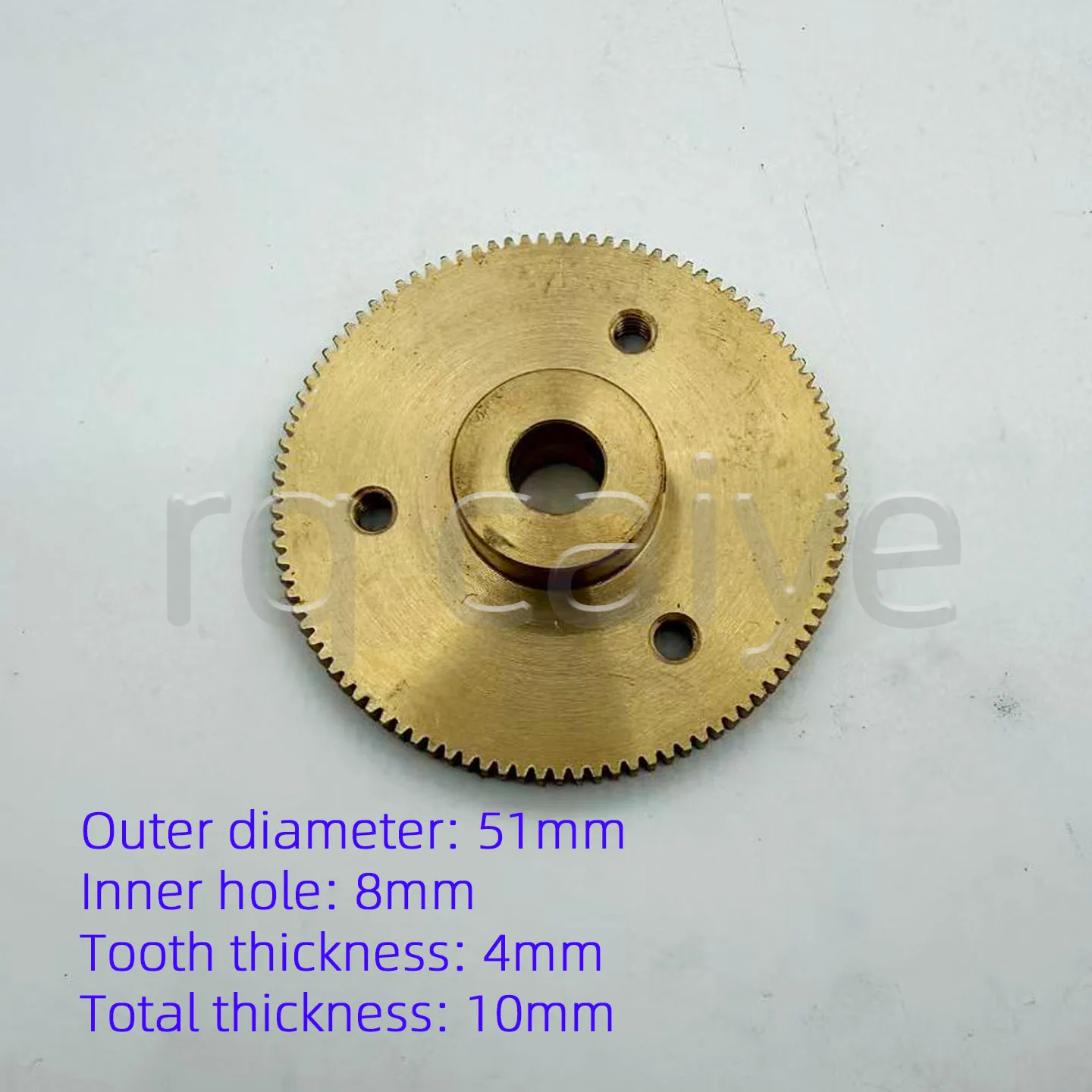 2pcs 100 teeth Pull gauge copper gear Motor Gear Spur Gear for Heidelberg Printing Machine Parts C5.072.263﻿