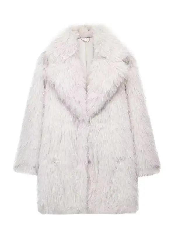 Cappotto da donna in pelliccia sintetica di media lunghezza Autunno Inverno Nuovo Sle Sensation di lusso Cappotto per capelli artificiali Vestibilità ampia Sle europeo