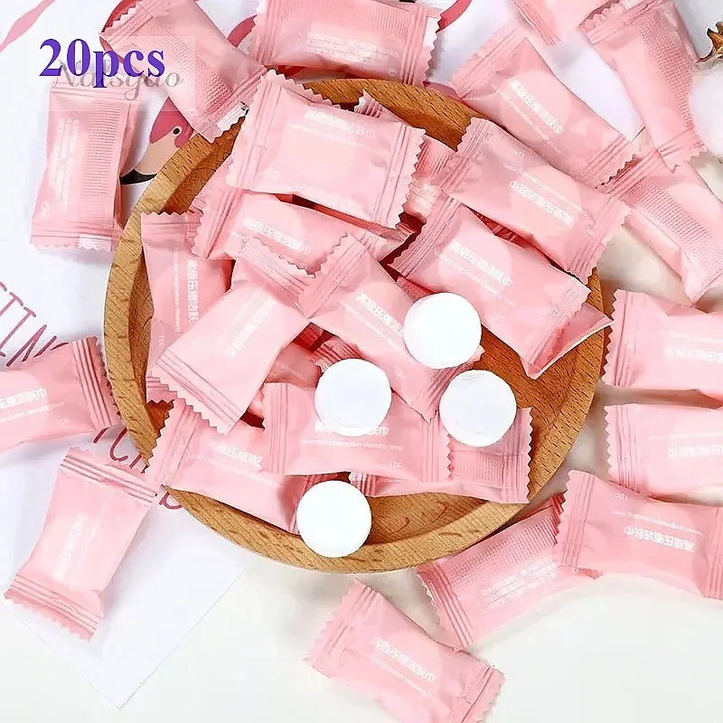 Compressed Towel Non-woven Cleansing Face Towel Tissues 50/100pcs Disposable Portable Travel Outdoors Wet Wipe
