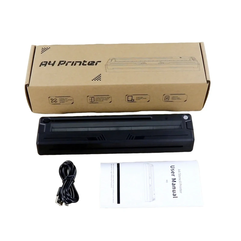

Stencil Transfer Printer Machine A4 Portable Thermal Tattoo Maker Line Photo Drawing Printing Copier & HD Tattoo Paper
