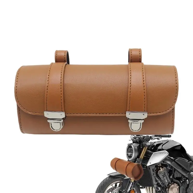 PU Leather Saddlebags For Motorcycles Waterproof Motorcycle Bag Backpack For Motorcyclists Large Capacity Motorcycle Accessories