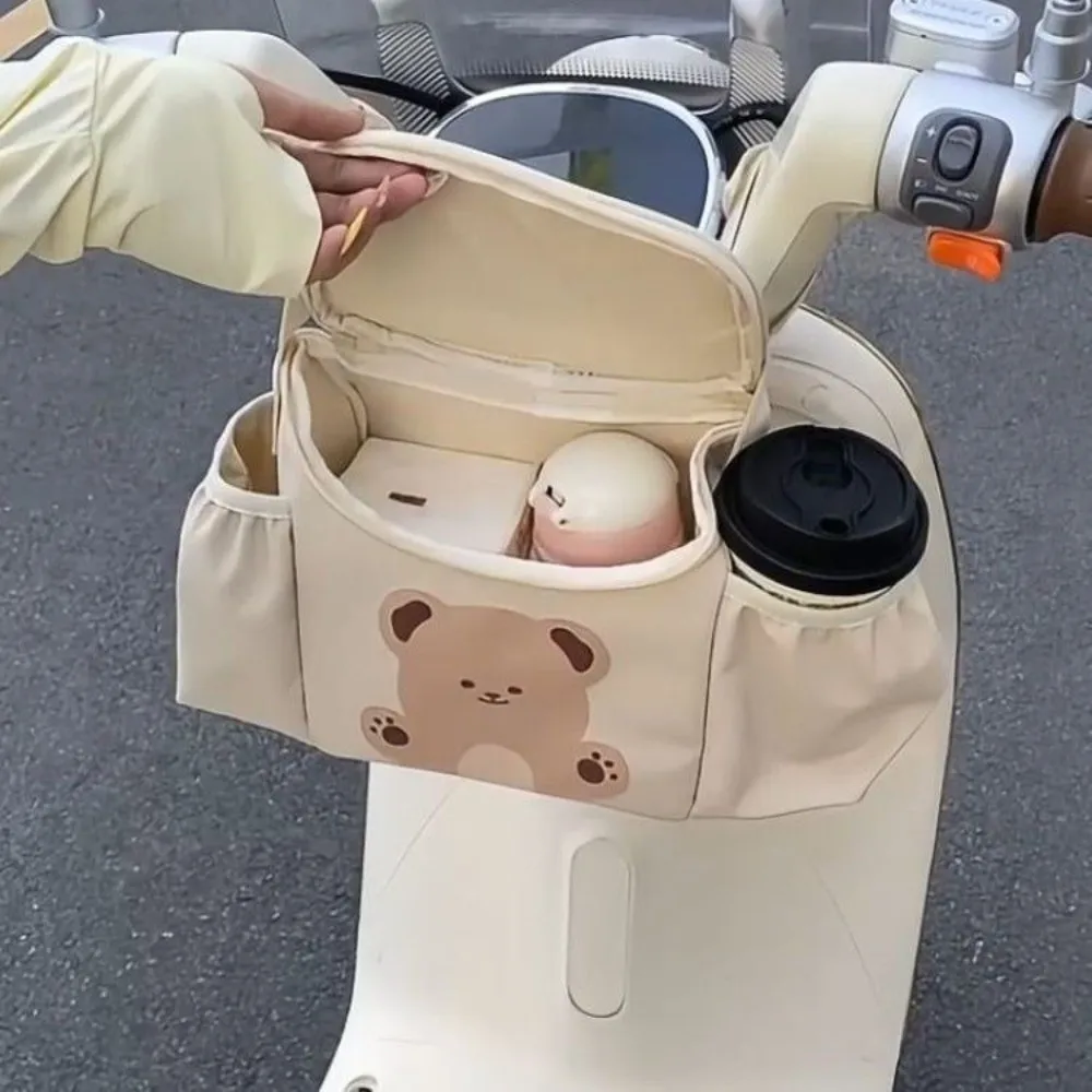 

Большая вместительная сумка на руль велосипеда, водонепроницаемая сумка из искусственной кожи с передней ручкой для верховой езды, быстросъемная съемная сумка