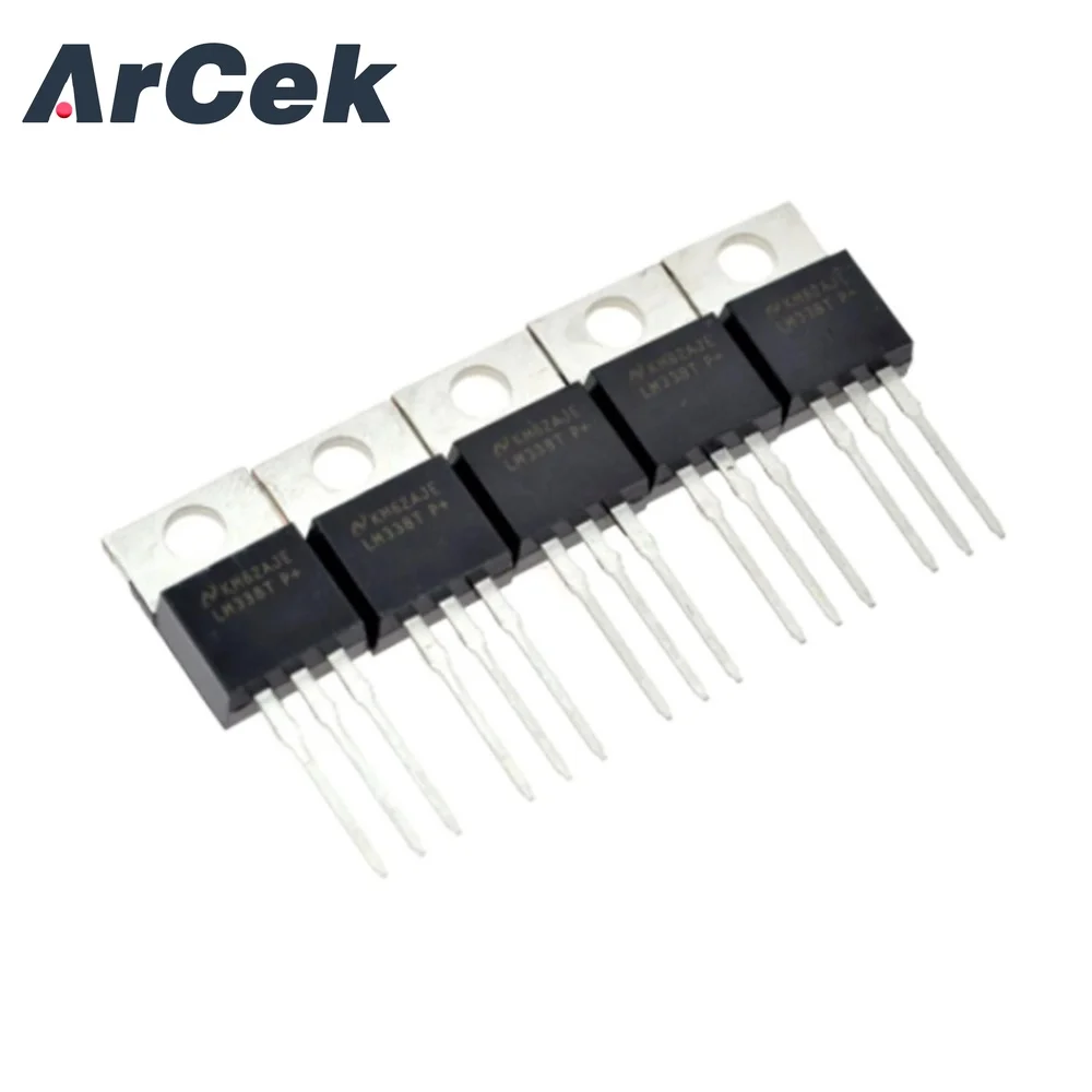 

10pcs LM338T LM338 Voltage Regulator 5A 1.2V To 32V Output Is Short-circuit Protected TO-220