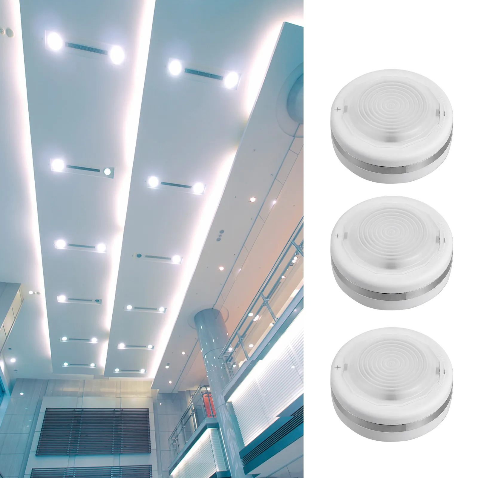 

Набор из 1 RGB LED-светильников для шкафа с дистанционным управлением, атмосферная лампа, простая установка без сверления, для кухни