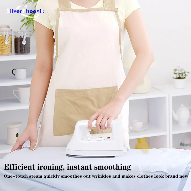 

Портативный ручной сухой утюг с регулируемой температурой, гладильная машина с быстрым нагревом 20 секунд, быстрое удаление морщин для одежды