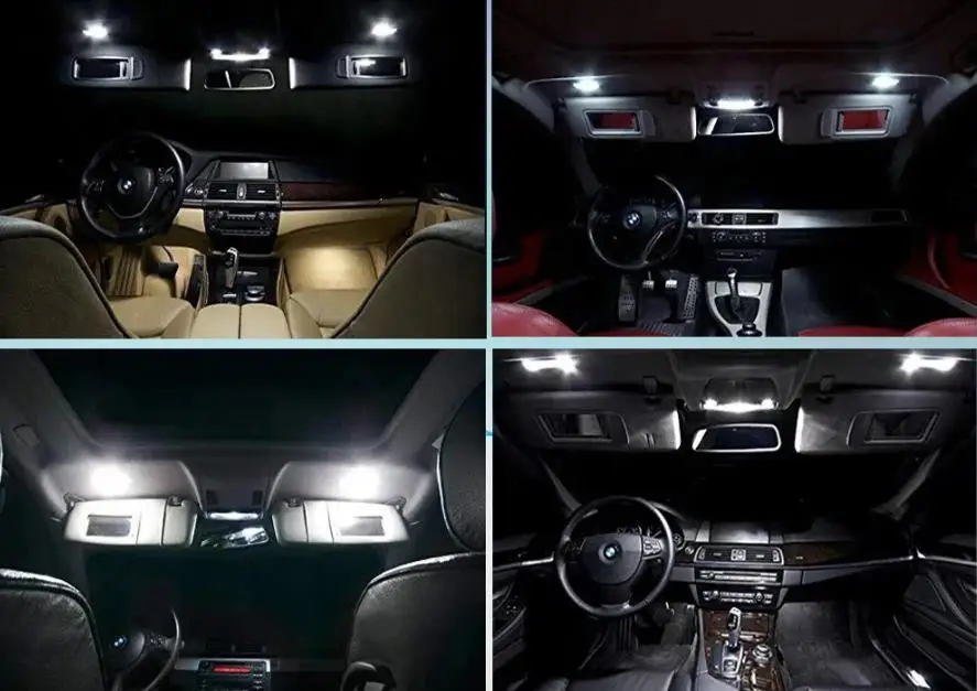 Für BMW 5 7 Serie F07 F10 F11 F01 F02 F03 F04 Auto Zubehör LED Innen Sonnenblende Eitelkeit Spiegel Lampen Lesen Licht – Detail 8