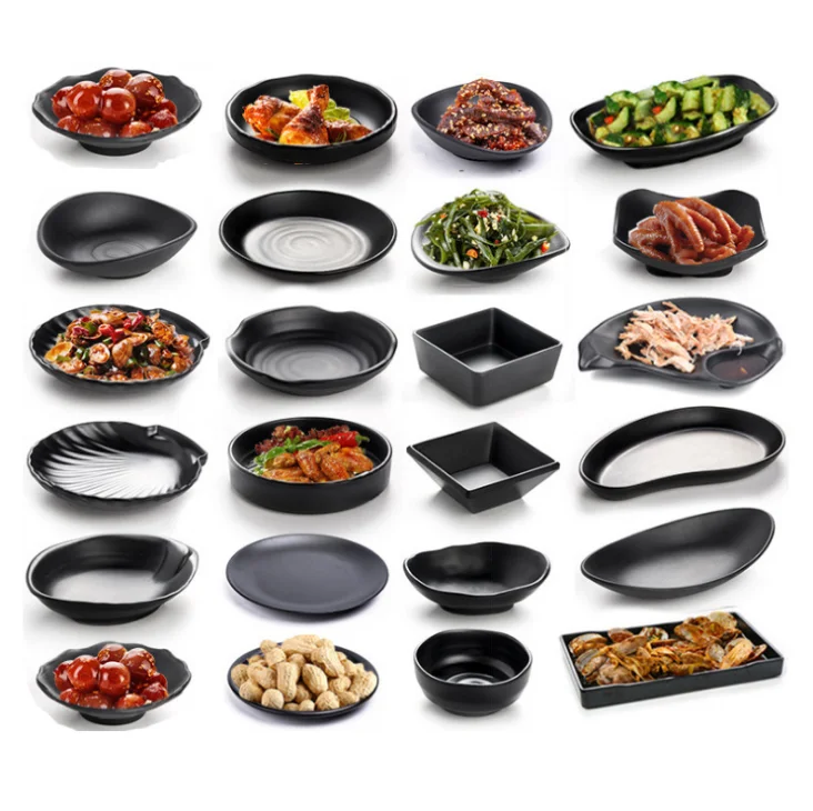 Melamine Snack Plate Soy Sauce Flavor Hot Pot Tableware