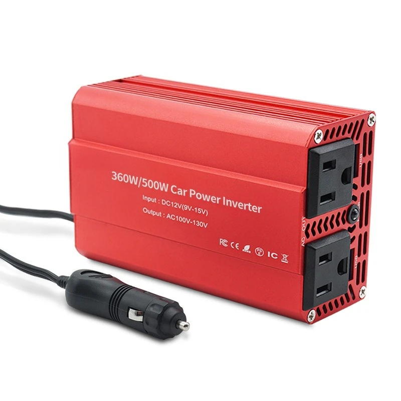 

Repair sine wave 360W/500W car power supply with USB port 12V to 110V