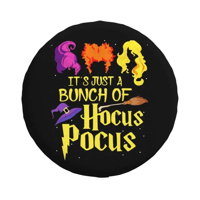 Custom Hocus Pocus Halloween Quotes Tire Cover 4WD RV Witch Witchcraft Spare Wheel Protector for Honda CRV 14